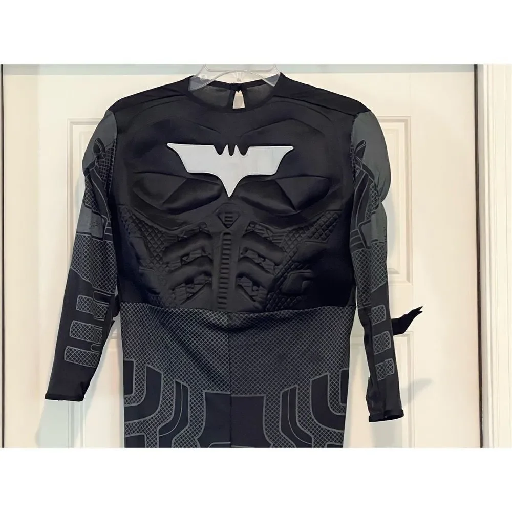Black Knight DC Comics Muscle Batman Halloween Cosplay Costume Kids Large (12-14